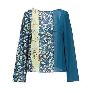 Acne studio  Loretta Floral Print Blouse Green size 6